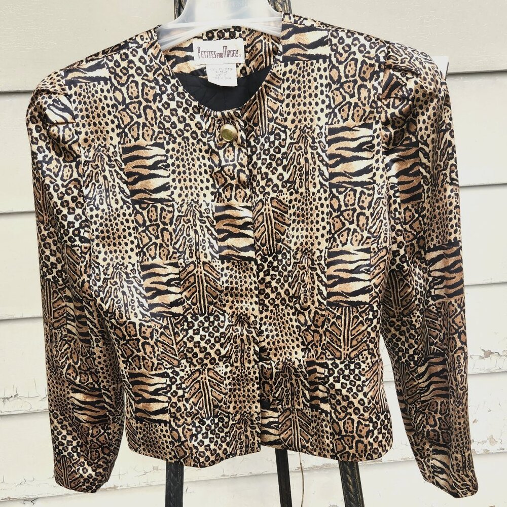 Gorgeous Waist Coat Panther Design Button down front